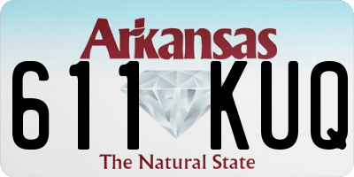 AR license plate 611KUQ