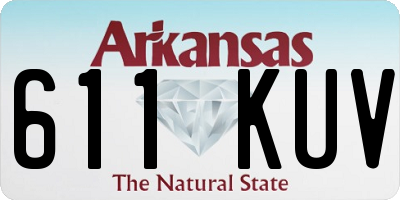 AR license plate 611KUV