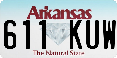 AR license plate 611KUW