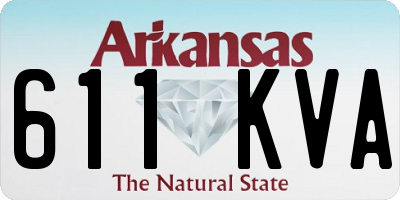 AR license plate 611KVA