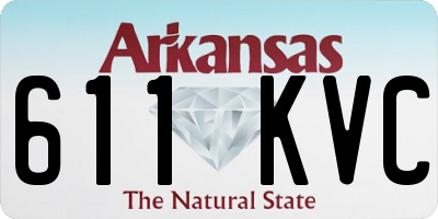 AR license plate 611KVC