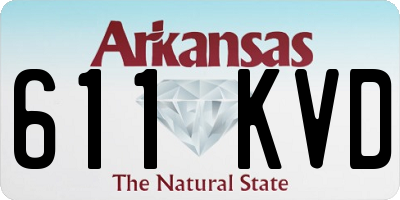 AR license plate 611KVD
