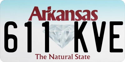 AR license plate 611KVE