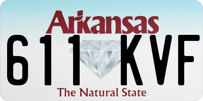 AR license plate 611KVF