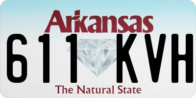 AR license plate 611KVH