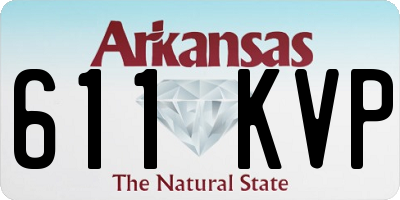 AR license plate 611KVP