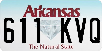 AR license plate 611KVQ