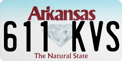 AR license plate 611KVS