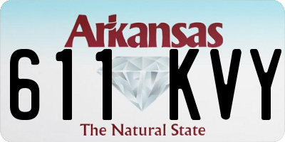 AR license plate 611KVY