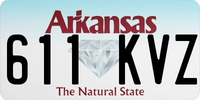 AR license plate 611KVZ