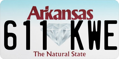 AR license plate 611KWE
