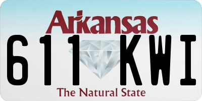 AR license plate 611KWI