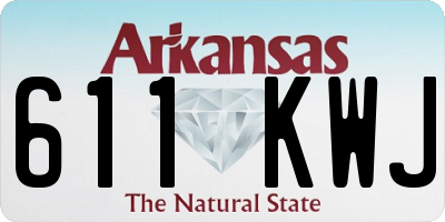 AR license plate 611KWJ