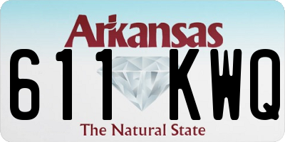 AR license plate 611KWQ