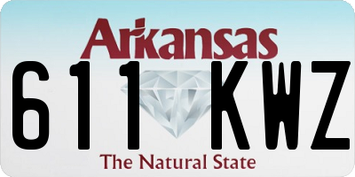 AR license plate 611KWZ