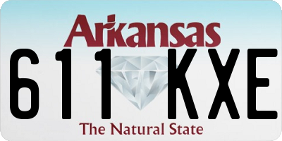 AR license plate 611KXE