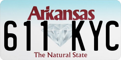 AR license plate 611KYC