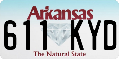 AR license plate 611KYD