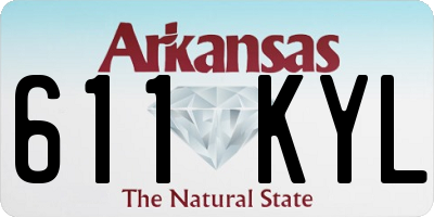 AR license plate 611KYL