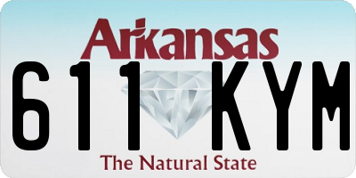 AR license plate 611KYM