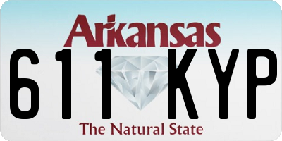 AR license plate 611KYP