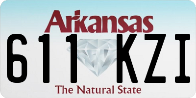 AR license plate 611KZI