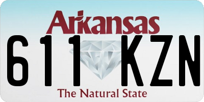 AR license plate 611KZN