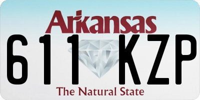 AR license plate 611KZP