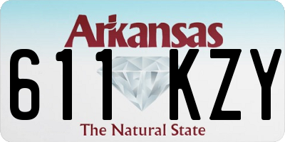 AR license plate 611KZY