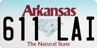 AR license plate 611LAI