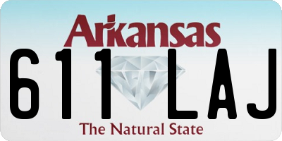 AR license plate 611LAJ
