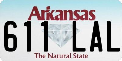 AR license plate 611LAL
