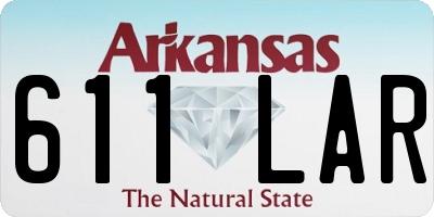 AR license plate 611LAR