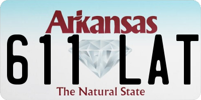 AR license plate 611LAT