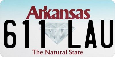 AR license plate 611LAU