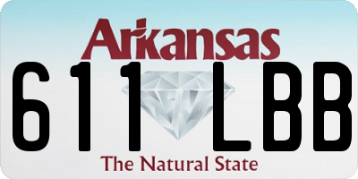 AR license plate 611LBB