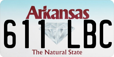 AR license plate 611LBC