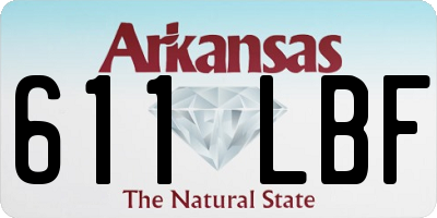 AR license plate 611LBF
