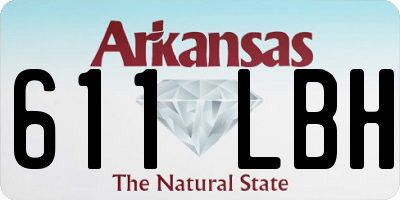 AR license plate 611LBH