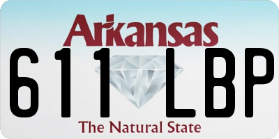 AR license plate 611LBP