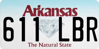 AR license plate 611LBR