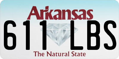 AR license plate 611LBS