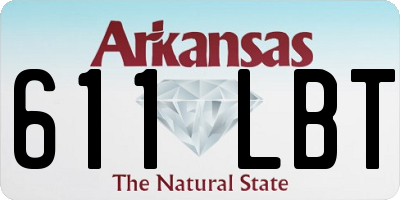 AR license plate 611LBT