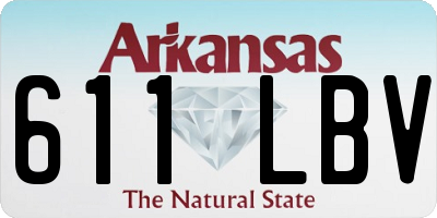AR license plate 611LBV