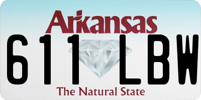 AR license plate 611LBW