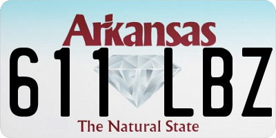 AR license plate 611LBZ