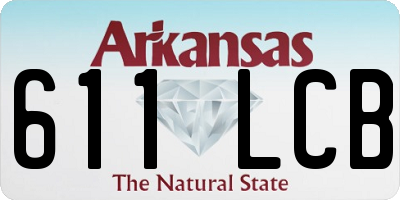 AR license plate 611LCB
