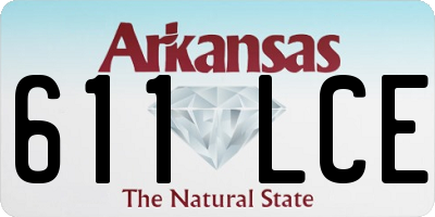AR license plate 611LCE