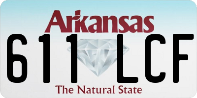 AR license plate 611LCF