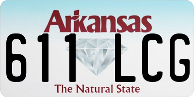 AR license plate 611LCG